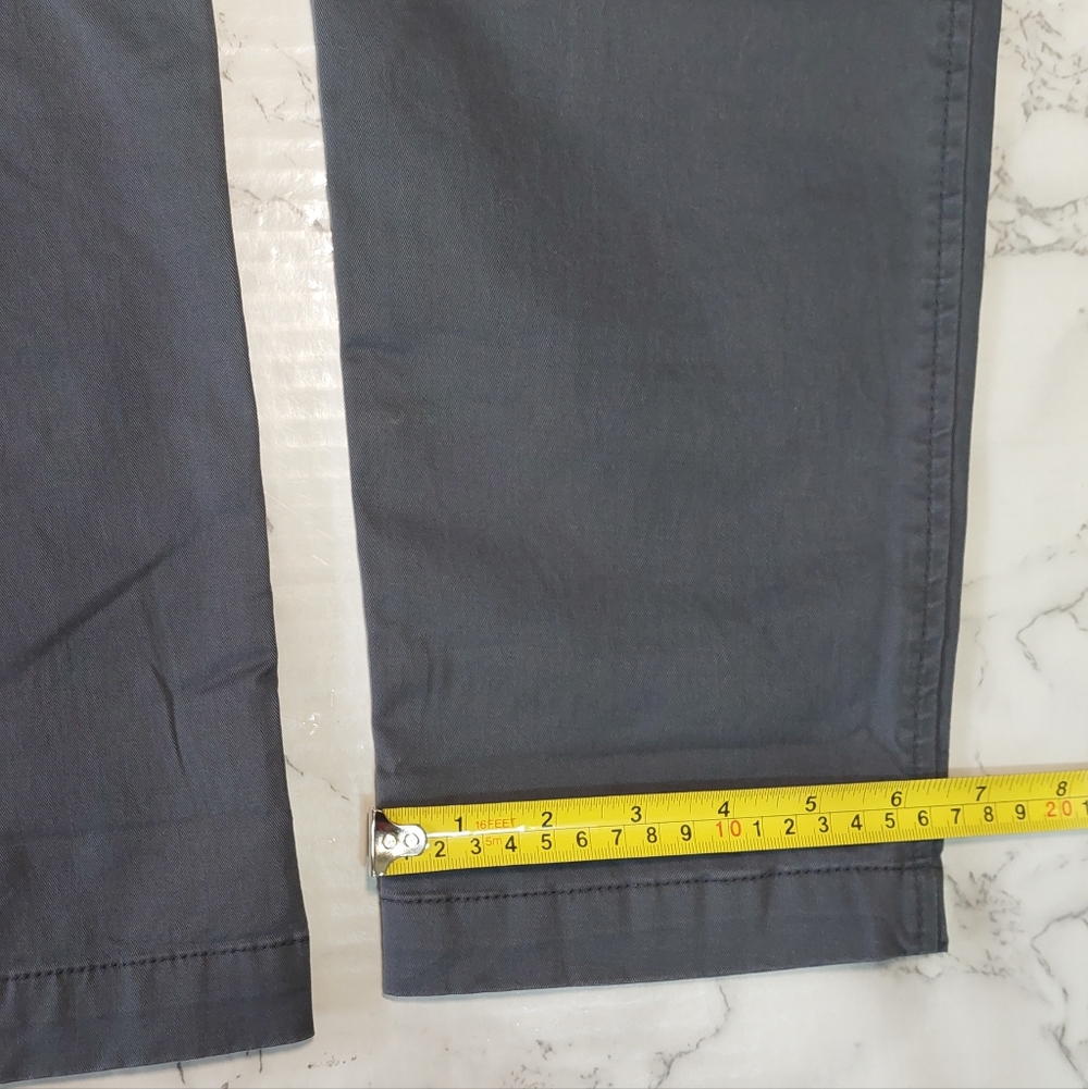 NWT Banana Republic Slate Gray Boyfriend Chino Pants, Size 4 - Picture 8 of 9